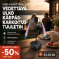 USB-ladattava vedettävä ulkokärpäskarkoitustuuletin