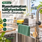 Ruostumaton säilytysteline keittiön tiskialtaalle