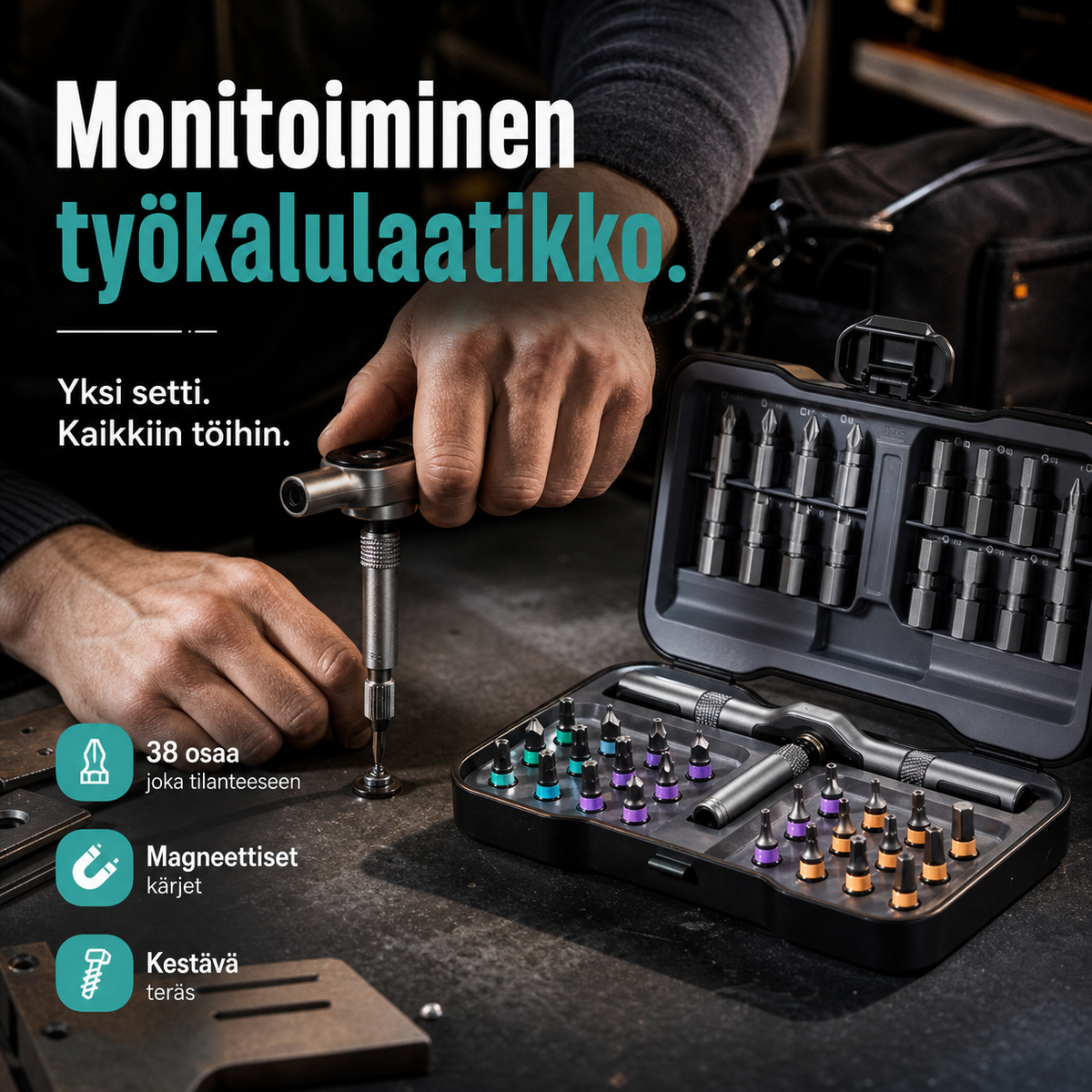 🔥 Edistäminen 50% POIS - Monitoiminen työkalulaatikko