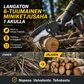 ⚡60 % alennus nyt! 🌳Langaton 6-tuumainen miniketjusaha 2 akulla🌲