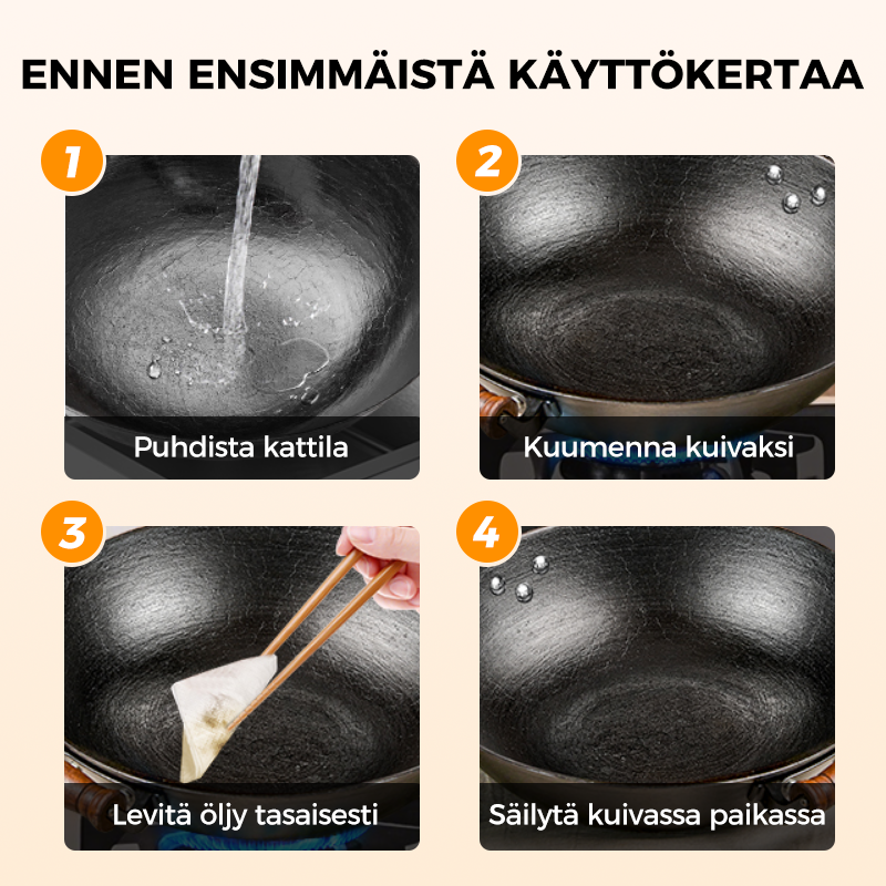 ⏳Aikarajoitettu tarjous⌛ Peittämätön paksurautainen kattila