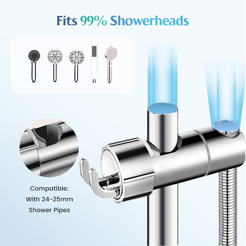 🚿💥50 % ALENNUS – Käsisuihkun pidike ilman poraamista