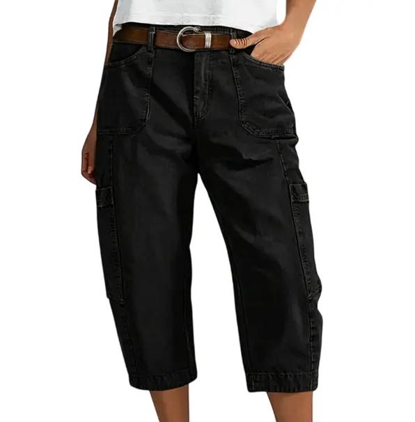 📢Keskikauden ale: −50 % vain rajoitetun ajan⏰👖 Rentoja cargo-caprihousuja naisille – mukavat 3/4-housut, joissa on runsaasti taskuja, täydelliset arkeen, matkoille ja kesään ☀️