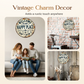 📢📢VIIMEINEN ALENNUSPÄIVÄ 50 % ALENNUS✨Happy Place – Vintage-tyylinen metallikyltti