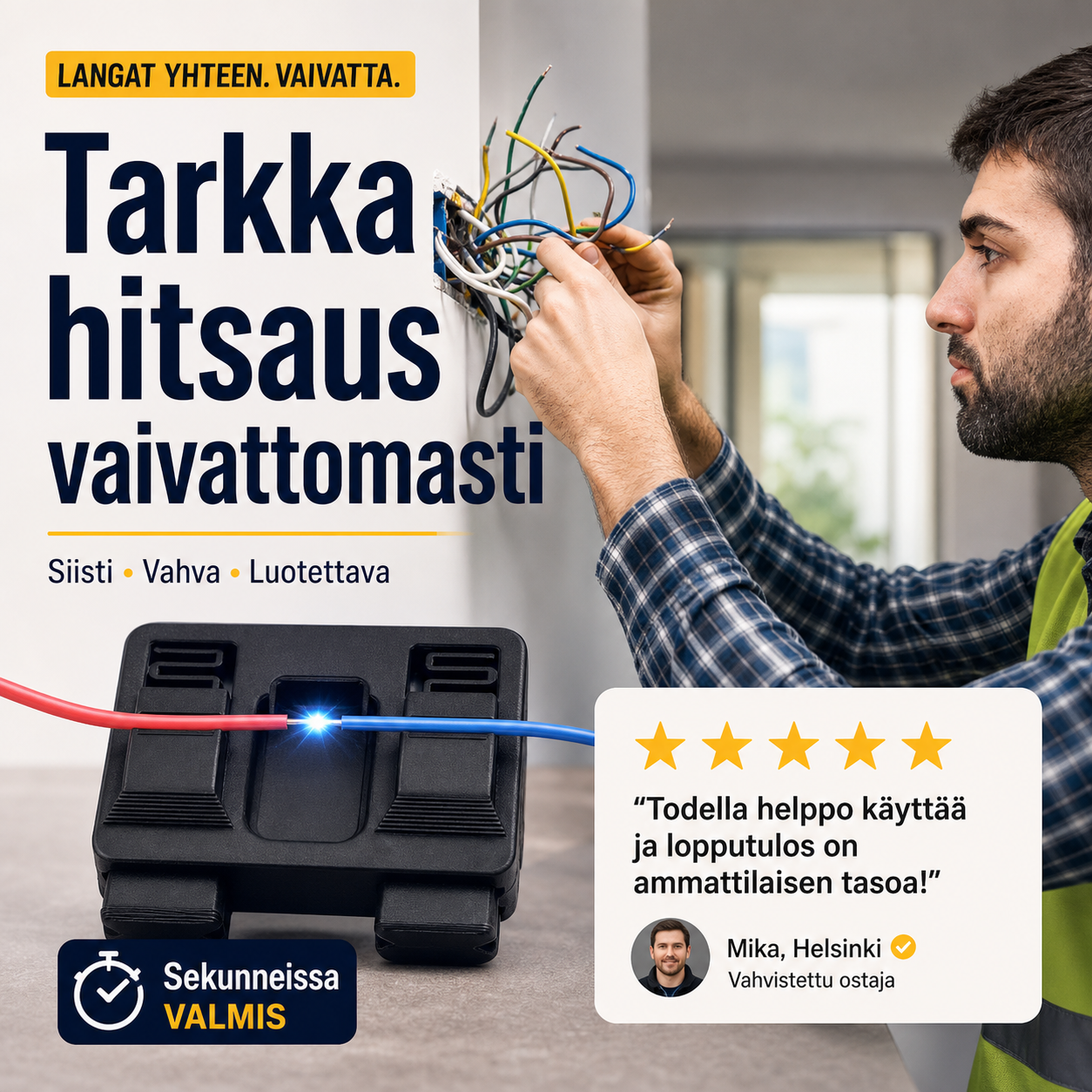 🔥 Sähköjohtojen hitsauslaite – ✨Tarkka hitsaus vaivattomasti