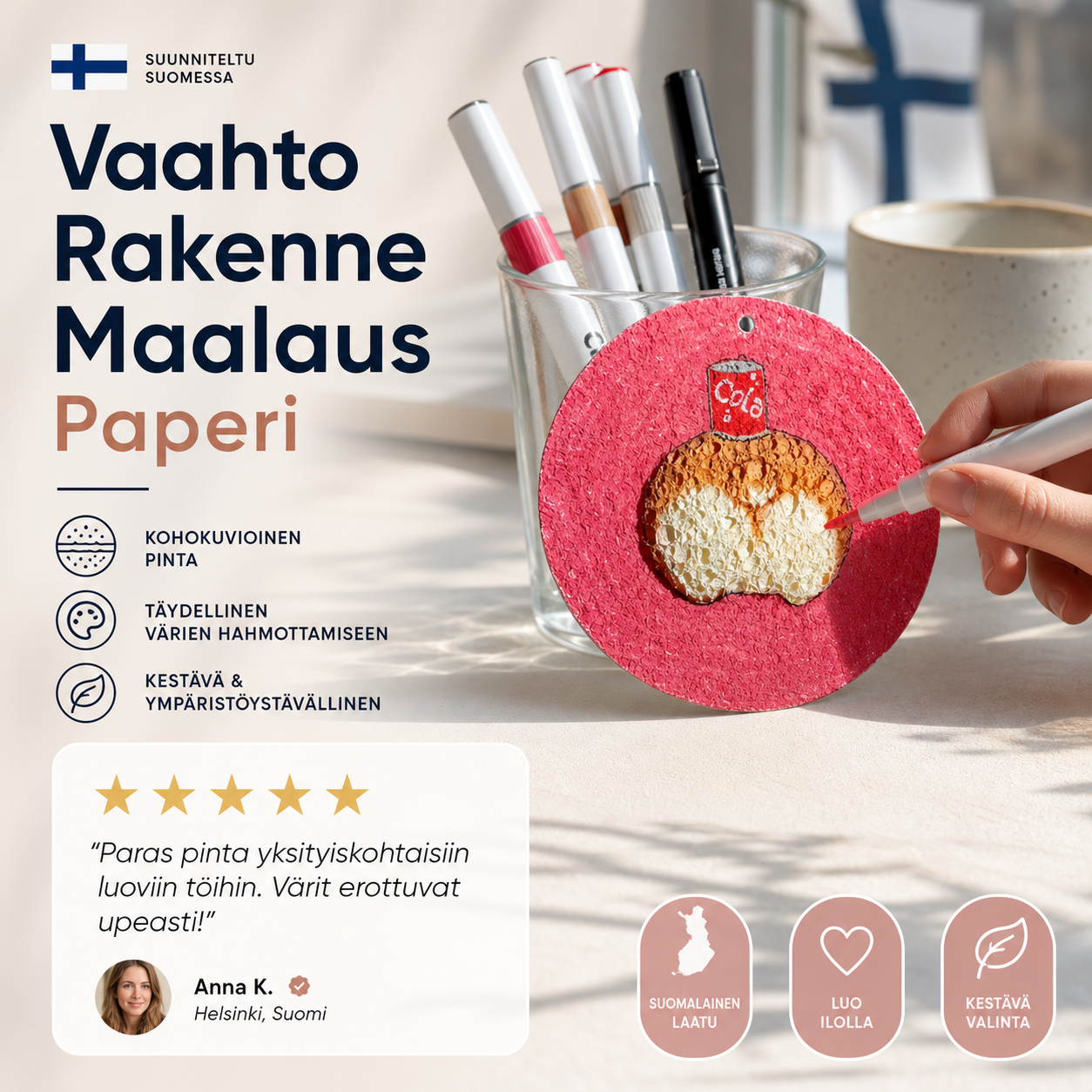 Vaahto Rakenne Maalaus Paperi