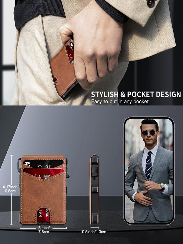 🔥🎁Uutuus: 50% ALENNUS – Miesten ohut lompakko RFID-suojalla