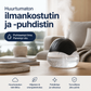 🌫️✨ Huurtumaton ilmankostutin ja -puhdistin 🌿 Kannettava muotoilu 🚚