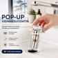 Yleiskäyttöinen ruostumattomasta teräksestä valmistettu pop-up-tyyppinen pesualtaan viemärisuodatin