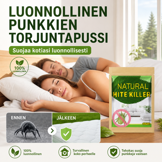 Luonnollinen punkkien torjuntapussi