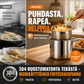 🔥VIIMEINEN PÄIVÄ – 50% ALENNUS🎁 304 Ruostumatonta terästä – Monikäyttöinen friteerauspannu