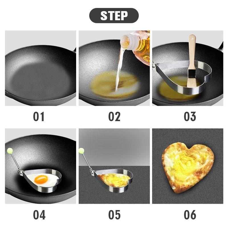 🥳 Tee elämästä hauskaa  💁 Ruostumattomasta teräksestä valmistetut omelettimuotit