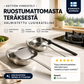 💎 -55% ALENNUS! 💎 Ruostumattomasta teräksestä valmistettu lusikkateline – Ruostumaton, tippaa keräävä ja tilaa säästävä keittiön välttämättömyys 🥄✨