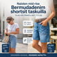 Naisten mid-rise -bermudadenimshortsit taskuilla
