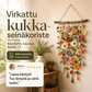 💗VIIMEINEN MYYNTIPÄIVÄ 50 % ALENNUS⚡YLI 50 000 KAPPALETTA MYYTY!!💮Virkattu kukka-seinäkoriste🖼️