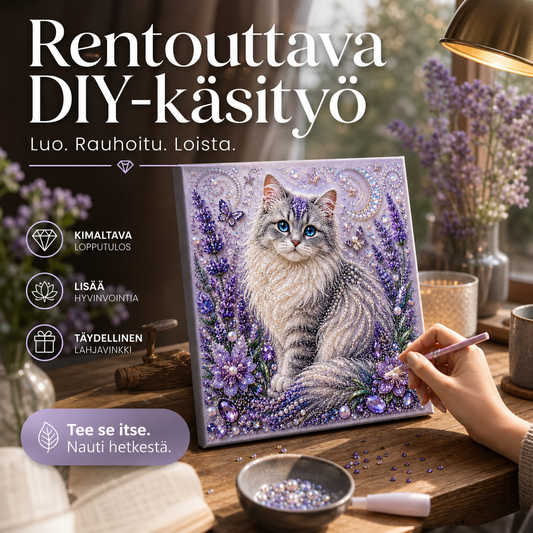 Ylämaankarjan helmikuvasarja – Rentouttava DIY-käsityö upean rannikkotaideteoksen luomiseen