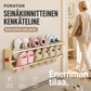 Poraton seinäkiinnitteinen kenkäteline