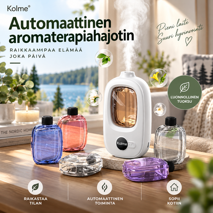 Automaattinen aromaterapiahajotin – raikas tuoksu kotiisi ilman vaivaa!