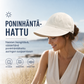 Naisten hengittävä, säädettävä poninhäntähattu auringon suojaamiseen