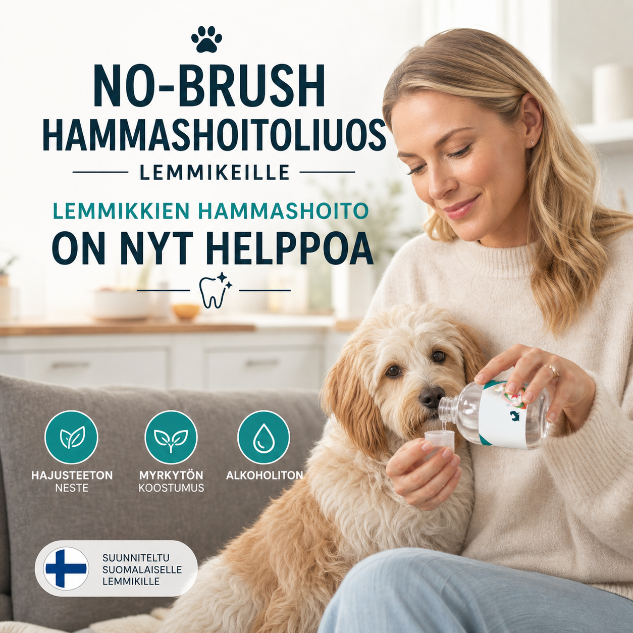 🐾No-Brush Pet Dental Care Liquid– Pet Dental Care Made Easy🦷