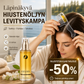 Läpinäkyvä hiustenöljyn levityskampa – tasainen levitys ja helppo käyttö!