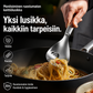 Monikäyttöinen ruostumattomasta teräksestä valmistettu keittiölusikka – kestävä ja tyylikäs keittiöön!