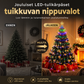 Jouluiset LED-tulikärpäset tuikkuvan nippuvalot