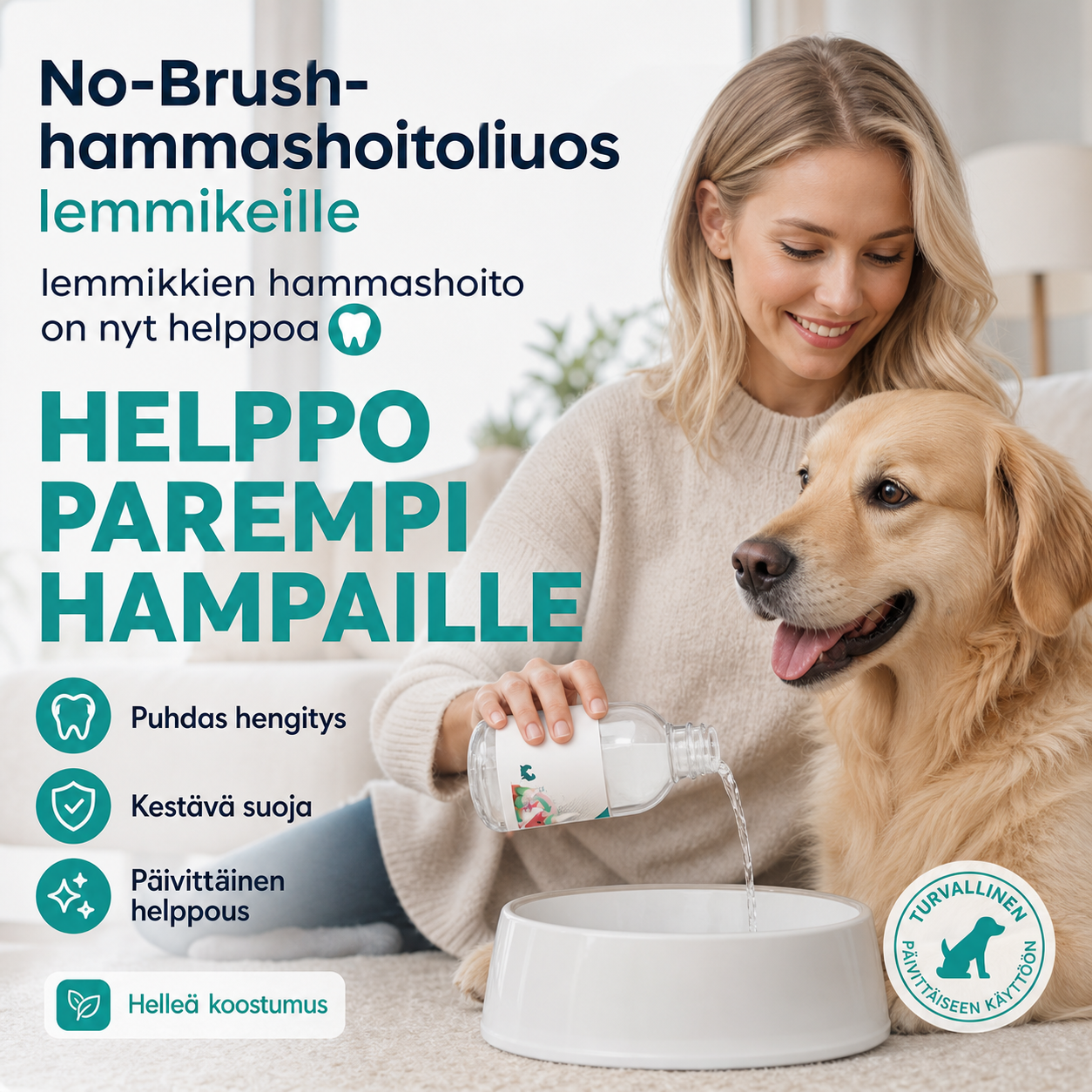🐾No-Brush Pet Dental Care Liquid– Pet Dental Care Made Easy🦷