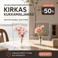⏳Aikarajoitettu tarjous⏰Valokuvakehyksen muotoinen kirkas kukkamaljakko – pohjoismainen tyyli, akryyli, pöytäkoriste ✨.