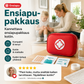 Ensiapupakkaus: Kannettava ensiapupakkaus kotiin – täydellinen varusteineen | 26-osainen setti