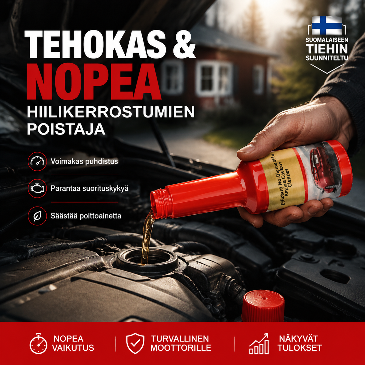 🔥Purkua vaativa moottorin hiilenpoistoaine, tehokas ja nopea auton hiilikerrostumien poistaja