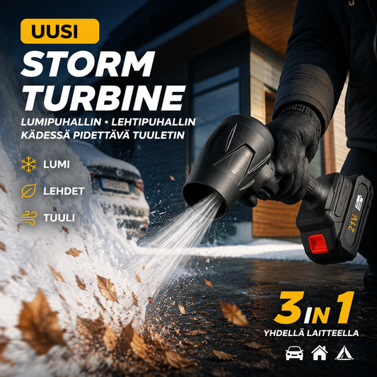 ✨Uusi Storm Turbine -lumipuhallin, lehtipuhallin ja kädessä pidettävä tuuletin 🚗💨