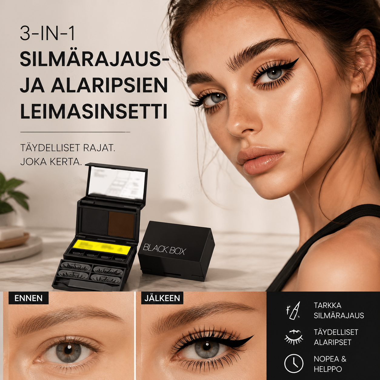 3-in-1-silmärajaus- ja alaripsien leimasinsetti