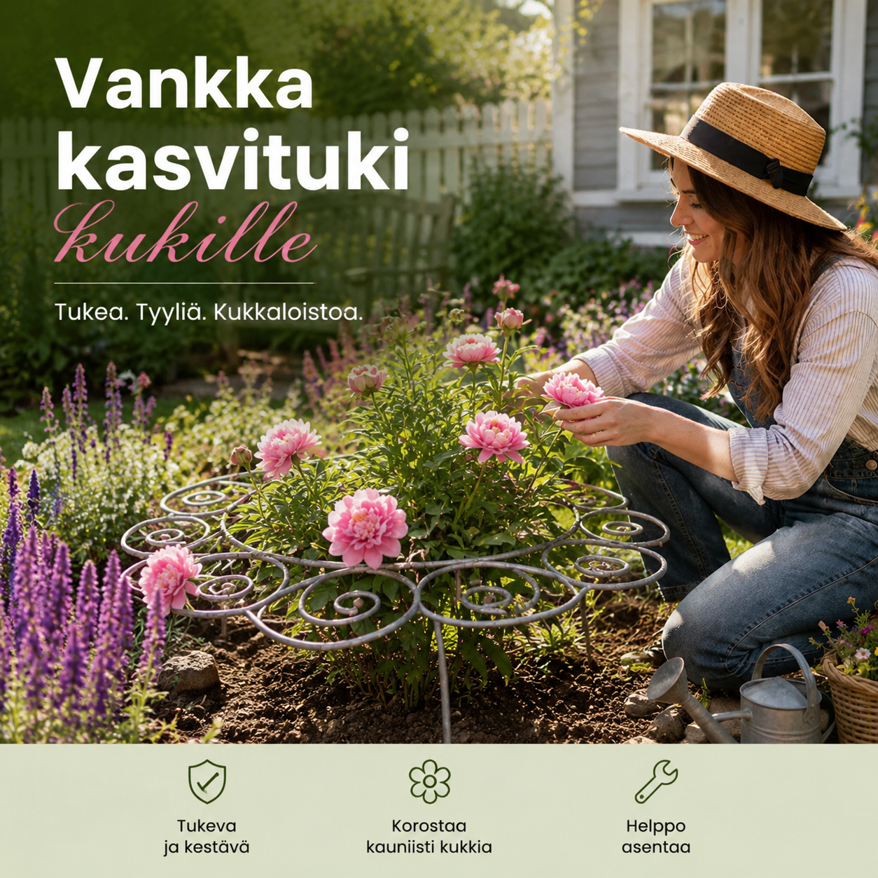 Vankka kasvituki kukille
