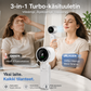 🔥3-in-1 Turbo-käsituuletin🌬️🇬🇧 5 nopeutta, 24 tunnin akku 🔋 | Täydellinen isänpäivälahja isälle ja työmatkalaisille 🎁