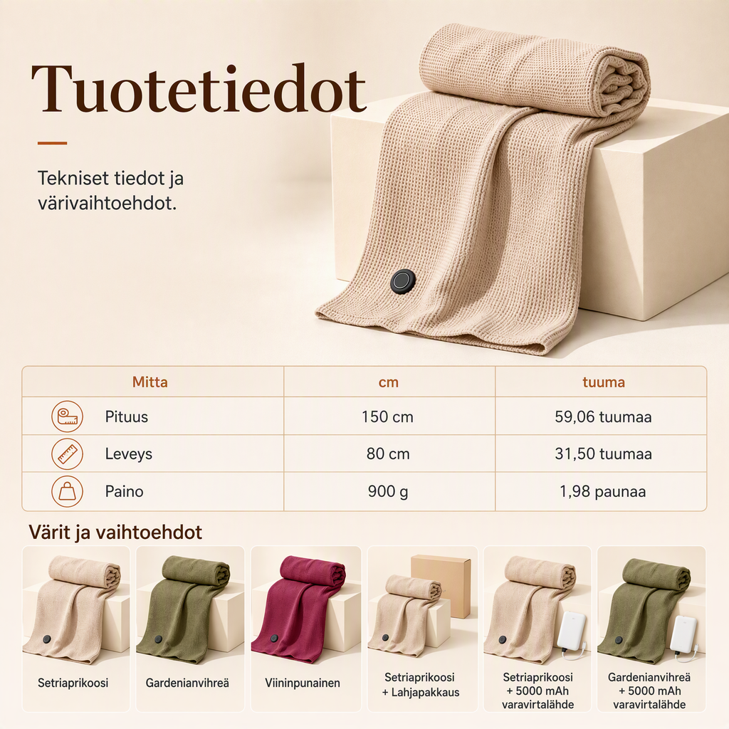 🎅 Parhaat talvilahjat 🔥 kannettava lämmitetty huivi