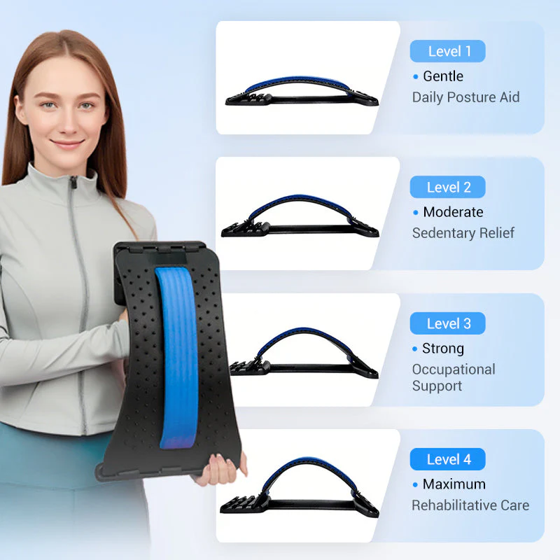 ⏰ SALE -50% ALOUUS🔥Magneettiterapia-Akupunktio-Hieronta-Lannerangan Venytin
