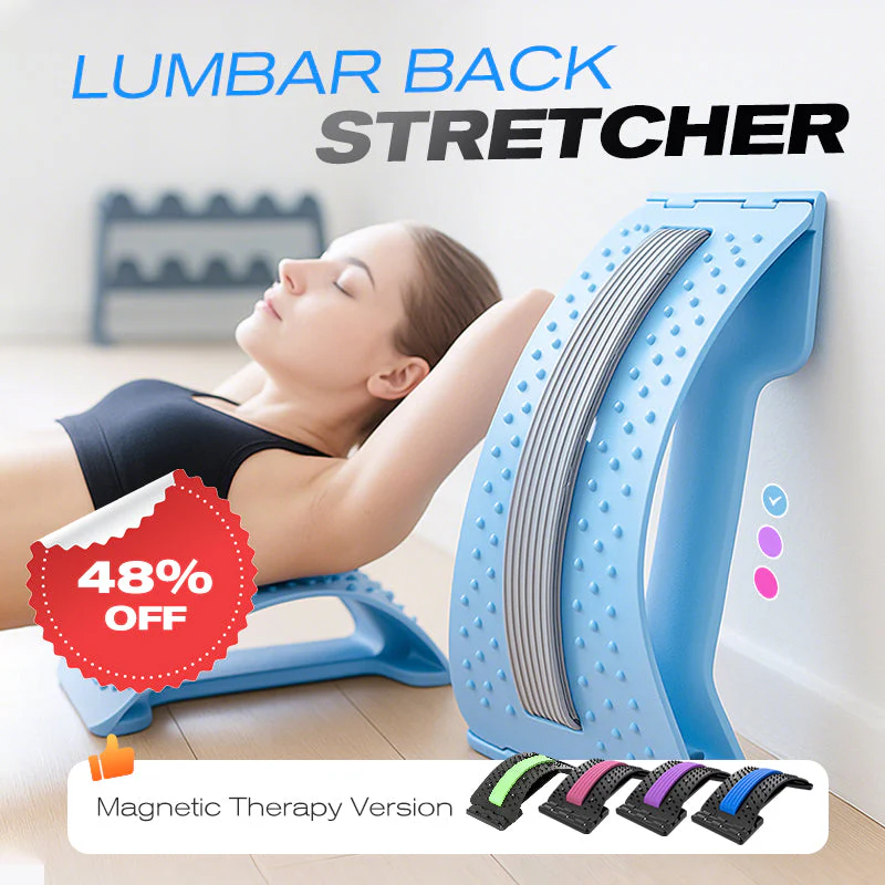⏰ SALE -50% ALOUUS🔥Magneettiterapia-Akupunktio-Hieronta-Lannerangan Venytin