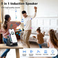 🔥Rajoitettu 50 %:n alennus!🔥 5-in-1 langaton Bluetooth-kaiutin induktio-ominaisuudella ja säädettävällä matkapuhelintelineellä