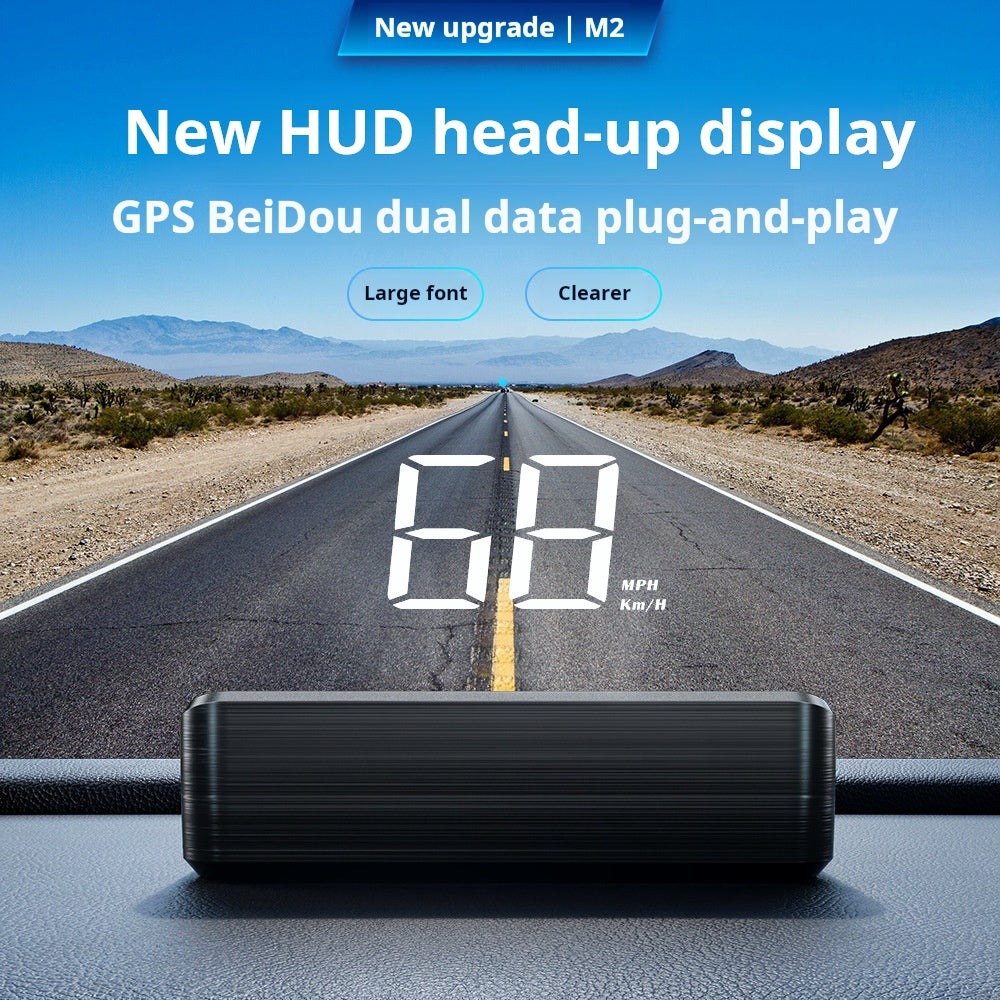 🚗 Head-Up-näyttö GPS-digitaalinopeusmittari – nopeus ja navigointi suoraan tuulilasissa! 50% alennus – tilaa nyt!