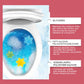 Toilet Gel Deodorant Flower — Household Toilet Descaling, Deodorizing, Freshening, and Odor-Removing Toilet Cleaner