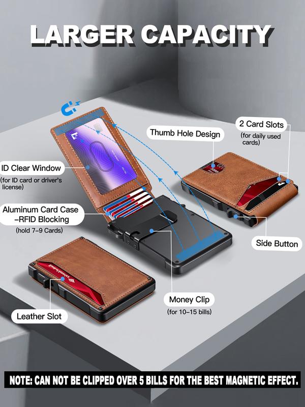 🔥🎁Uutuus: 50% ALENNUS – Miesten ohut lompakko RFID-suojalla