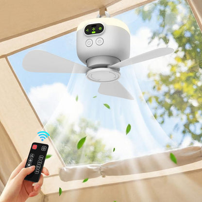 ⏰ Ajankohtainen tarjous: 60 % ALENNUS ladattavasta LED-katto tuulettimesta! 🌬️✨