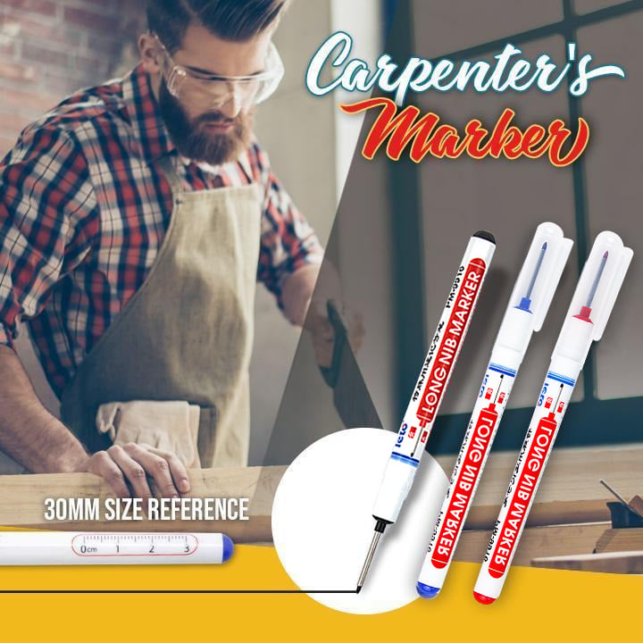 🔧 Precision Deep Hole Marker Pen – Professional Woodworking Tool for Accurate Marking in Hard-to-Reach Areas
