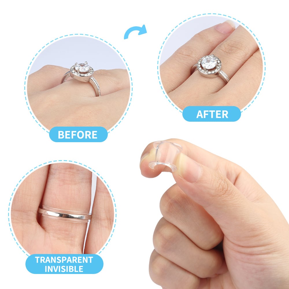 💍Sormuksen kokoa säätävä rengas löysille sormuksille