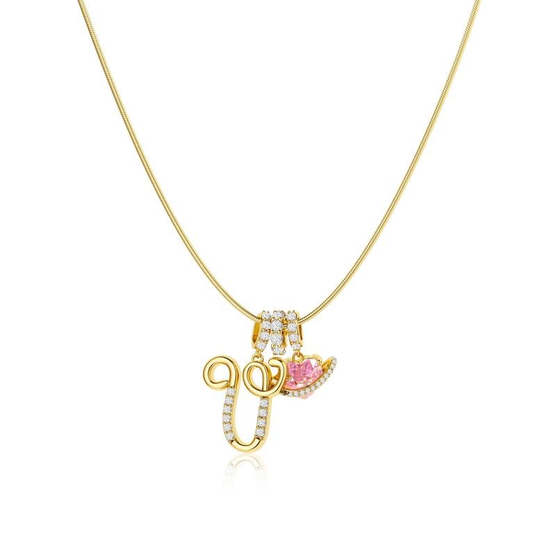 💖 VIIMEINEN PÄIVÄ – 57 % ALENNUS ✨ 3-kerroksiset riipuskorut, joissa on alkukirjaimet A–Z 🎀 | Henkilökohtaiset ja tyylikkäät