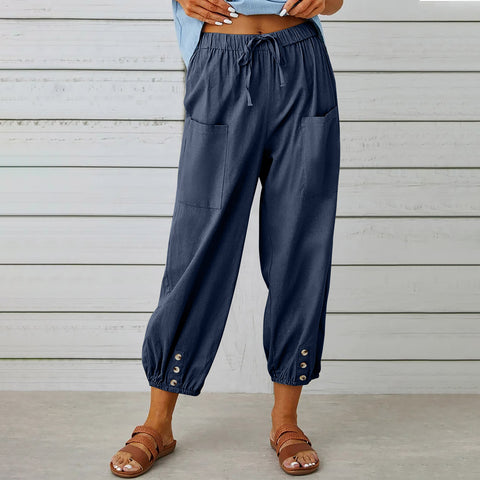 🔥New Arrival Hot Sale 🔥Naisten löysät suorat leveälahkeiset housut