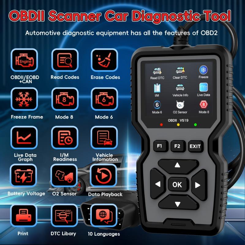⏳LAST DAY SALE 50% OFF!!🔥OBD2 Advanced Diagnostic Tool Professional Engine Code Reader Reset Real-Time Data