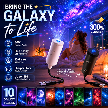 🌌🌙 USB-yövalo: Galaxy Moon -kuuprojektori – pyörivä tähtitaivas, rauhoittava nukkumistunnelma – maksa toimituksen yhteydessä ✨✅