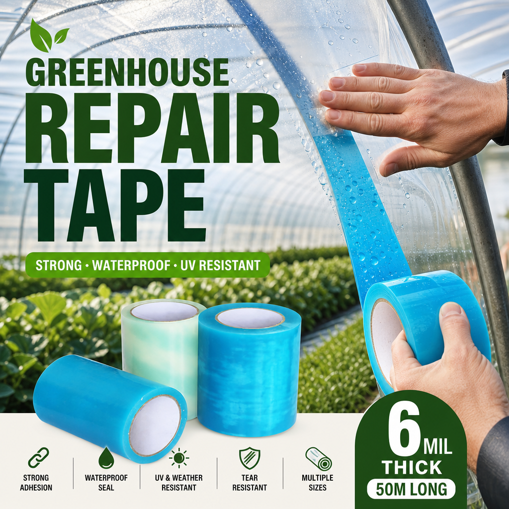 🌦️ LIMITED-TIME 50% OFF! 🩹 Weather‑Resistant Greenhouse Repair Tape – Heavy‑Duty, Strong Adhesive, Outdoor‑Ready 🌱